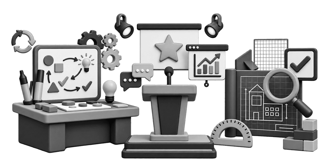 3D Workshop and Audit illustration