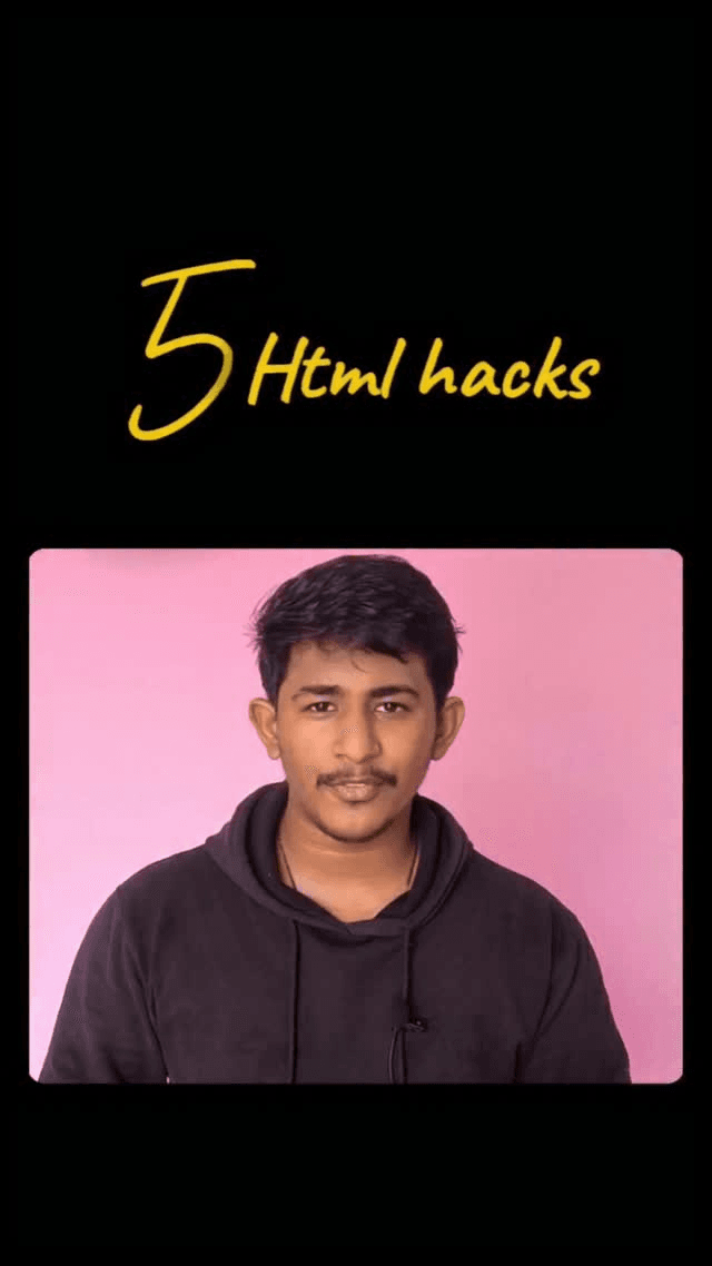 5 HTML Hacks You Wish You Knew